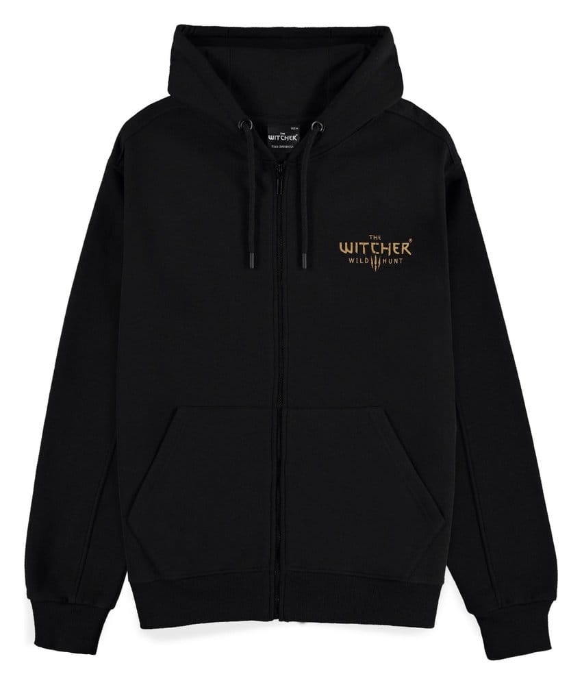 Felpa con cappuccio e zip The Witcher - La Caccia Selvaggia, taglia XXL - Difuzed