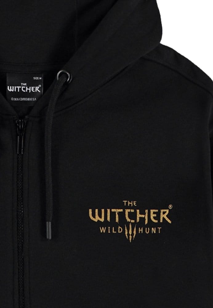 Felpa con cappuccio e zip The Witcher - La Caccia Selvaggia, taglia XXL - Difuzed