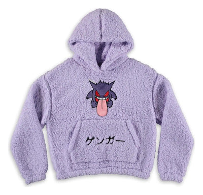 Felpa con cappuccio Pokémon Gengar Teddy Taglia L