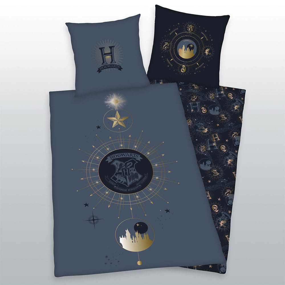 Copripiumino Harry Potter Hogwarts con Federa 135 x 200 cm Herding