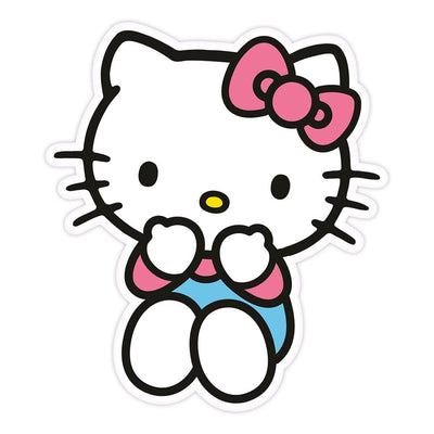 Cuscino Sanrio Hello Kitty con Pantaloni Blu 36 cm Herding