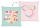 Cuscino Disney Minnie Mouse Born to Bloom in morbido velboa, 40 x 40 cm, Herding