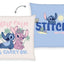 Cuscino Lilo & Stitch in morbido velboa Stitch e Angel 40x40 cm Herding