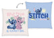 Cuscino Lilo & Stitch in morbido velboa Stitch e Angel 40x40 cm Herding