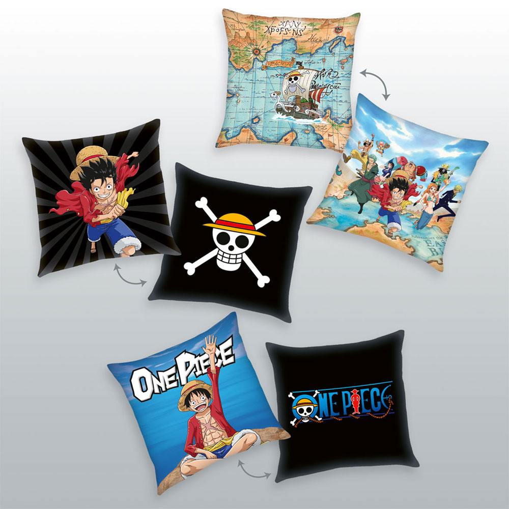 One Piece Cuscini 3-Pack Personaggi 40x40 cm Herding
