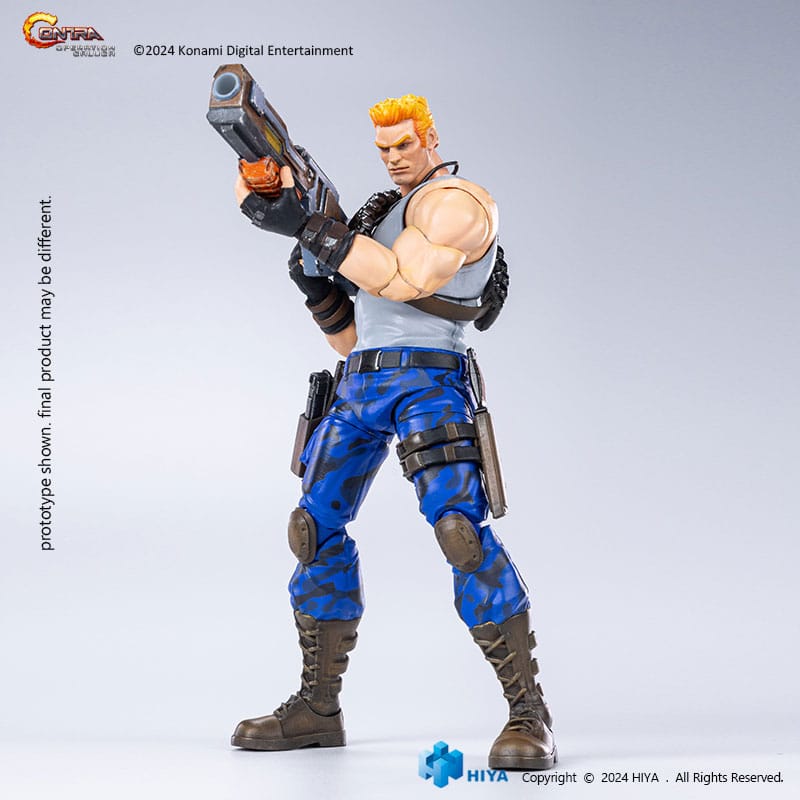 Contra: Operation Galuga - Bill Rizer Action Figure 1/12 16 cm, Hiya Toys