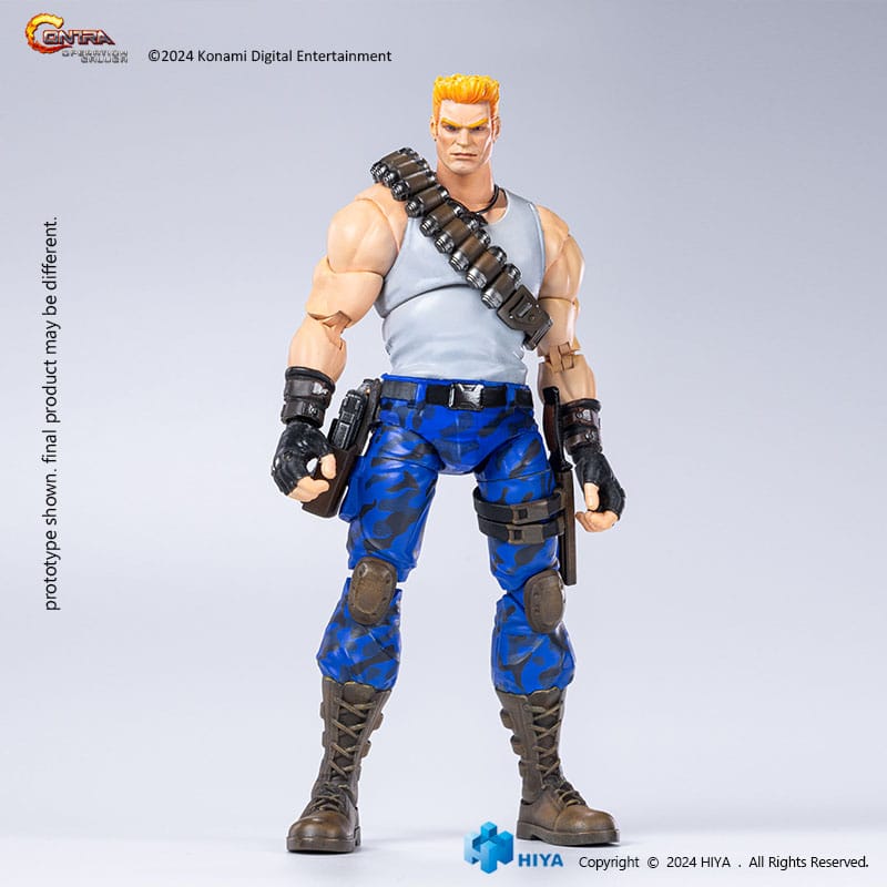 Contra: Operation Galuga - Bill Rizer Action Figure 1/12 16 cm, Hiya Toys