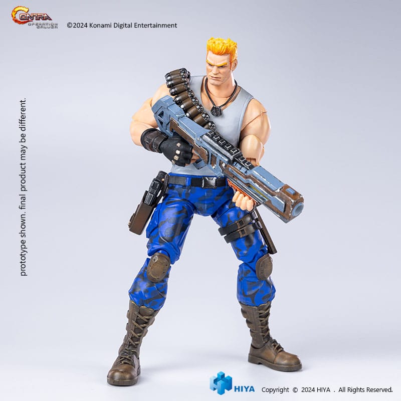 Contra: Operation Galuga - Bill Rizer Action Figure 1/12 16 cm, Hiya Toys