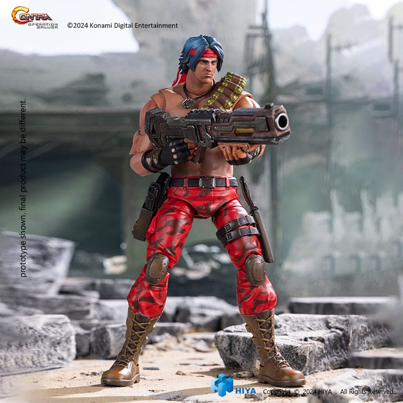 Contra: Operation Galuga Exquisite Basic Action Figure Lance Bean 16 cm - Hiya Toys