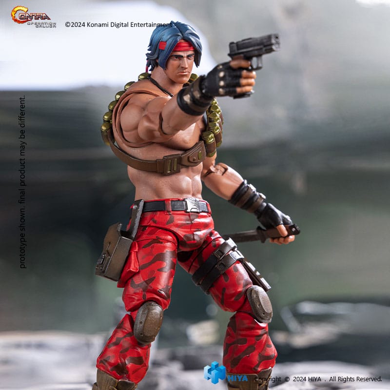 Contra: Operation Galuga Exquisite Basic Action Figure Lance Bean 16 cm - Hiya Toys