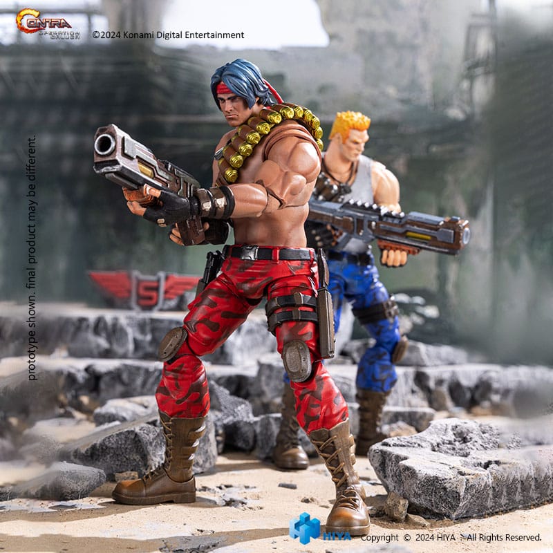 Contra: Operation Galuga Exquisite Basic Action Figure Lance Bean 16 cm - Hiya Toys