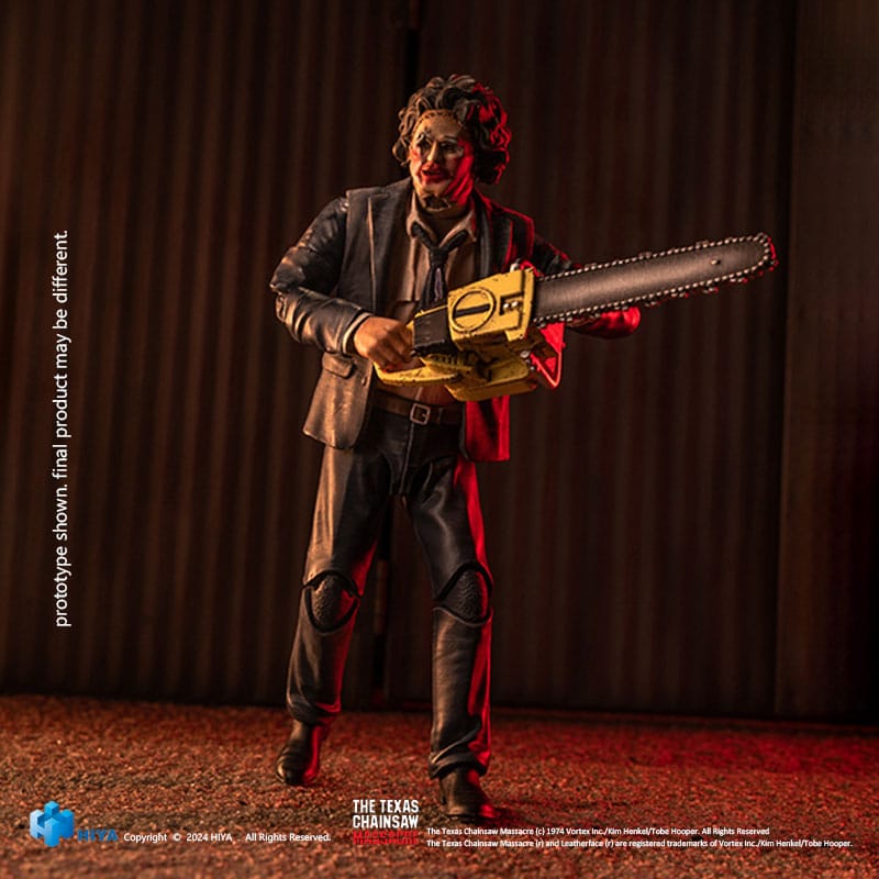 Hiya Toys Texas Chainsaw Massacre 1974 LeatherFace Pretty Woman Mask Action Figure 1/18 11 cm