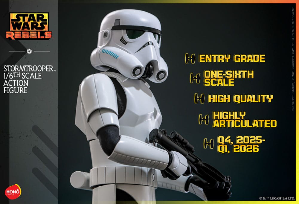 Star Wars: Rebels Action Figure 1/6 Stormtrooper 28 cm Hono Studio