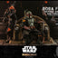 Star Wars The Mandalorian: Boba Fett (Armatura Ridipinta) e Trono – Set da Collezione Action Figure 1/6, Edizione Speciale Hot Toys