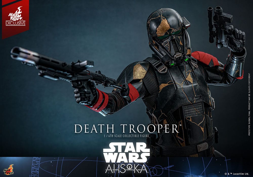 Star Wars Ahsoka Death Trooper Action Figure 1/6 Hot Toys Exclusive 31 cm
