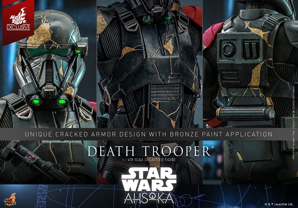 Star Wars Ahsoka Death Trooper Action Figure 1/6 Hot Toys Exclusive 31 cm