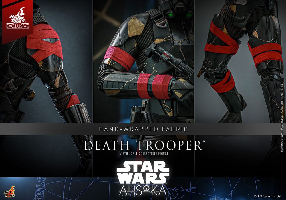 Star Wars Ahsoka Death Trooper Action Figure 1/6 Hot Toys Exclusive 31 cm