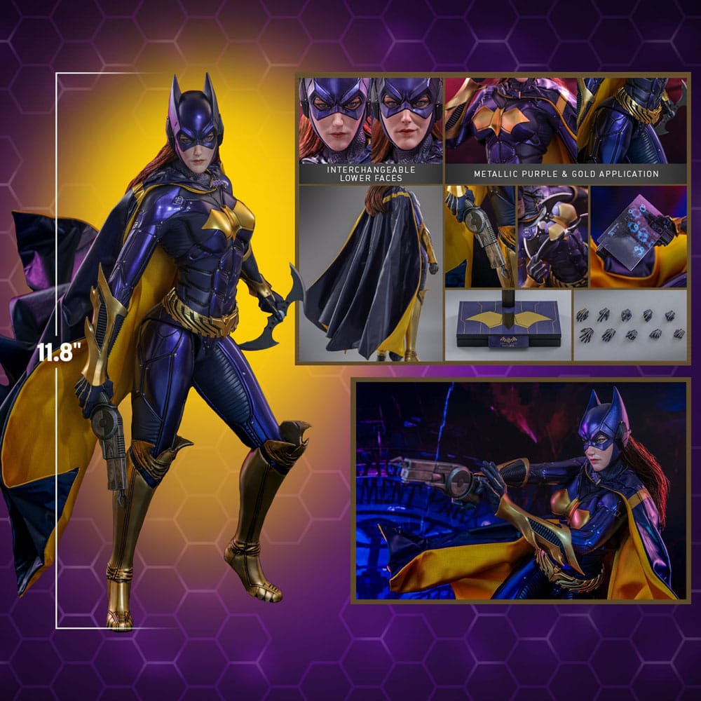 Batman Arkham Knight Batgirl (Purple and Gold Version) 1/6 Action Figure 30 cm - Hot Toys
