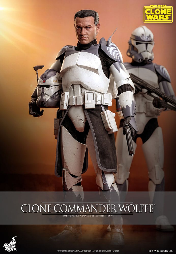 Star Wars: The Clone Wars – Action Figure 1/6 Clone Commander Wolffe 30 cm Hot Toys