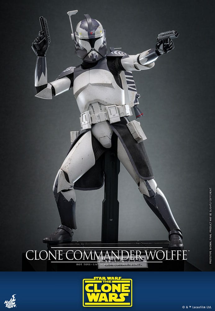 Star Wars: The Clone Wars – Action Figure 1/6 Clone Commander Wolffe 30 cm Hot Toys