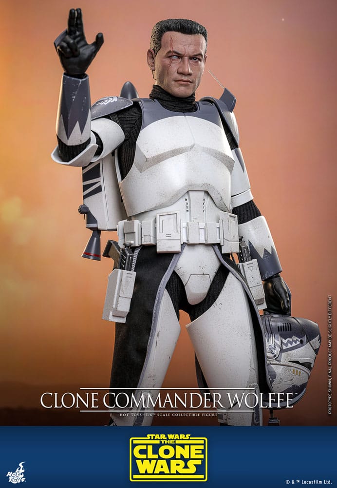 Star Wars: The Clone Wars – Action Figure 1/6 Clone Commander Wolffe 30 cm Hot Toys