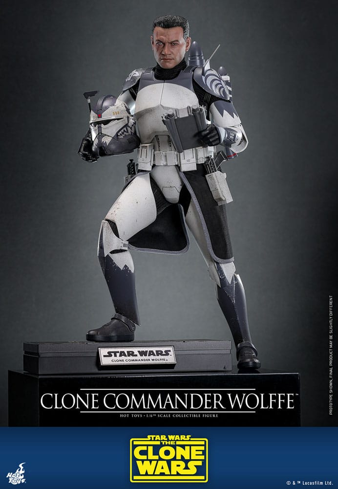 Star Wars: The Clone Wars – Action Figure 1/6 Clone Commander Wolffe 30 cm Hot Toys