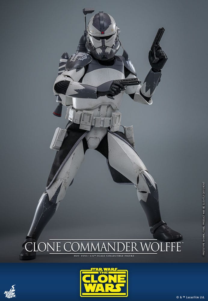 Star Wars: The Clone Wars – Action Figure 1/6 Clone Commander Wolffe 30 cm Hot Toys