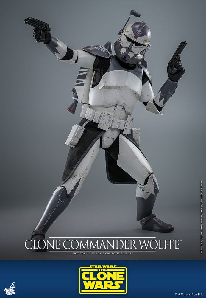 Star Wars: The Clone Wars – Action Figure 1/6 Clone Commander Wolffe 30 cm Hot Toys