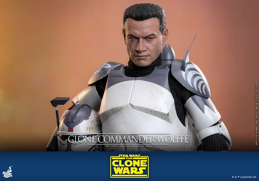 Star Wars: The Clone Wars – Action Figure 1/6 Clone Commander Wolffe 30 cm Hot Toys