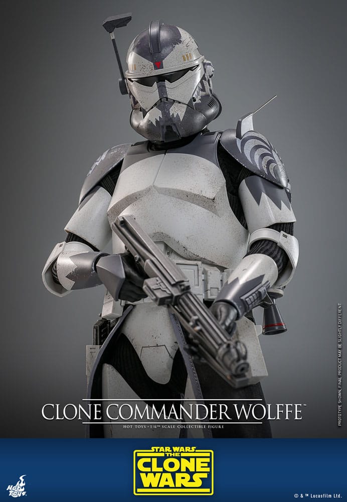 Star Wars: The Clone Wars – Action Figure 1/6 Clone Commander Wolffe 30 cm Hot Toys