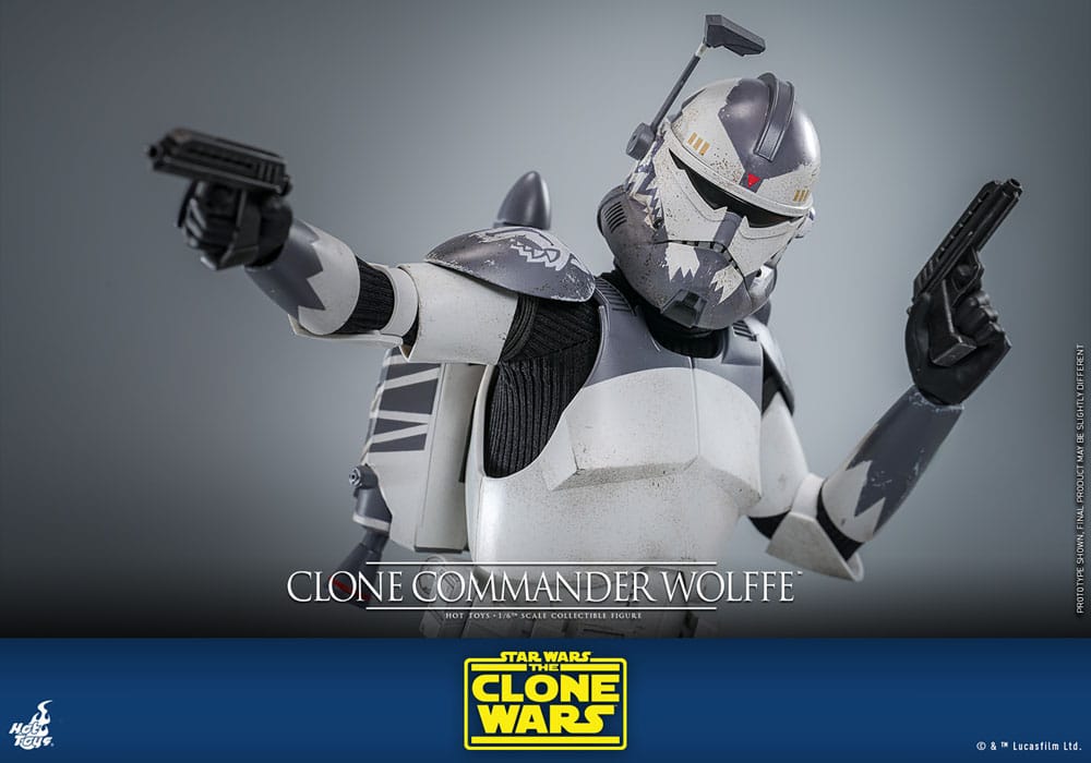Star Wars: The Clone Wars – Action Figure 1/6 Clone Commander Wolffe 30 cm Hot Toys