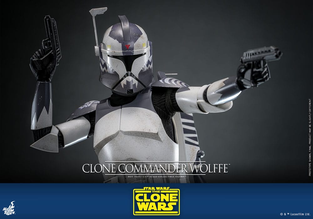 Star Wars: The Clone Wars – Action Figure 1/6 Clone Commander Wolffe 30 cm Hot Toys