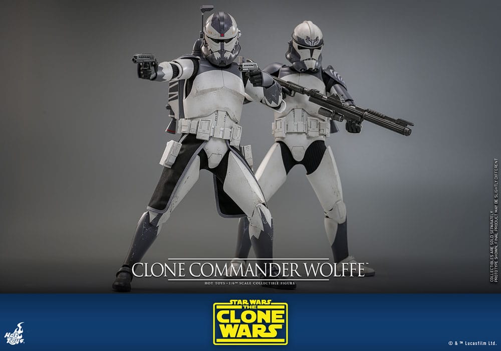 Star Wars: The Clone Wars – Action Figure 1/6 Clone Commander Wolffe 30 cm Hot Toys
