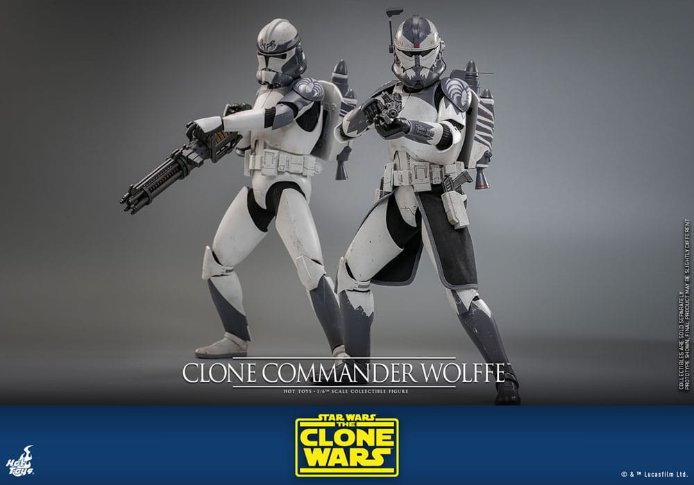 Star Wars: The Clone Wars – Action Figure 1/6 Clone Commander Wolffe 30 cm Hot Toys