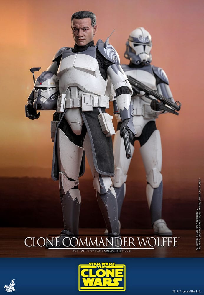 Star Wars: The Clone Wars – Action Figure 1/6 Clone Commander Wolffe 30 cm Hot Toys