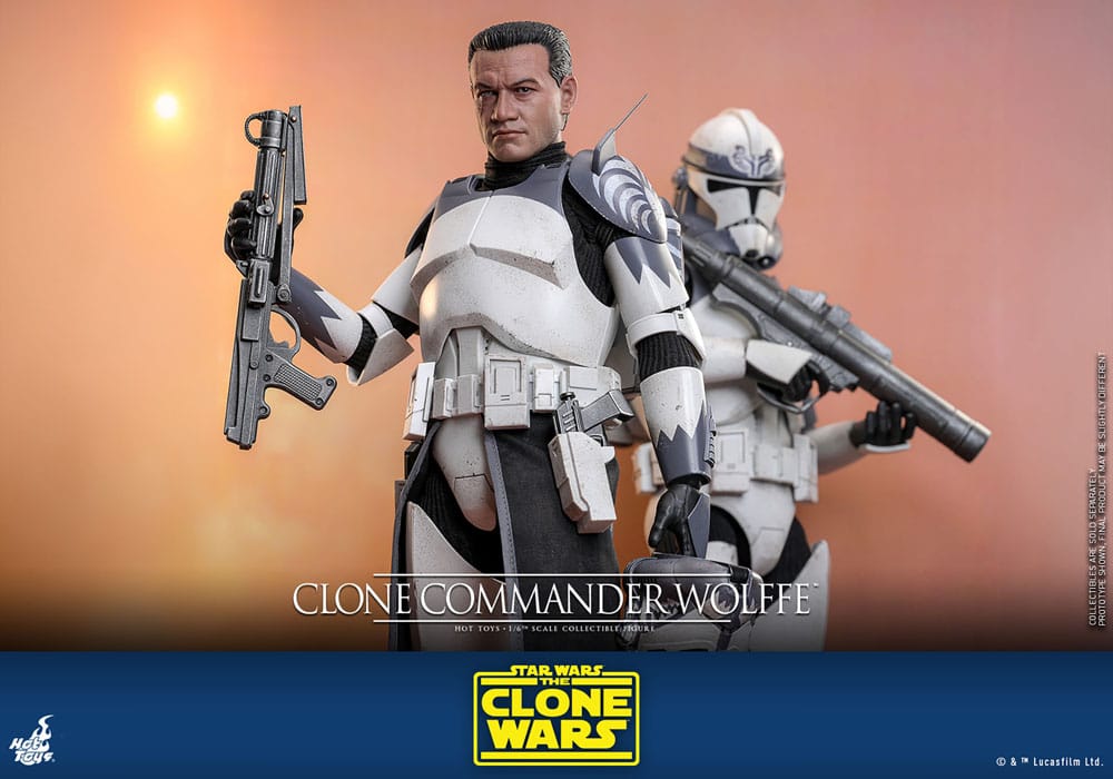 Star Wars: The Clone Wars – Action Figure 1/6 Clone Commander Wolffe 30 cm Hot Toys