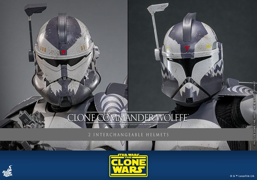Star Wars: The Clone Wars – Action Figure 1/6 Clone Commander Wolffe 30 cm Hot Toys