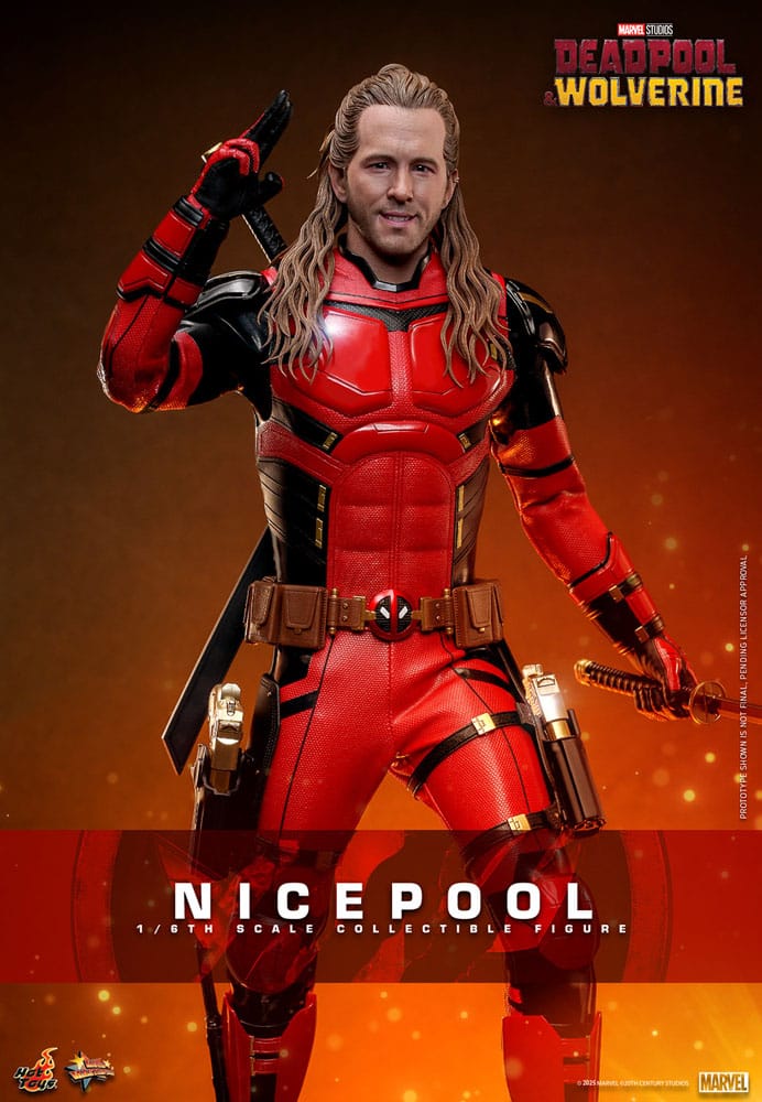 Deadpool & Wolverine Nicepool Action Figure 1/6 Hot Toys 30 cm