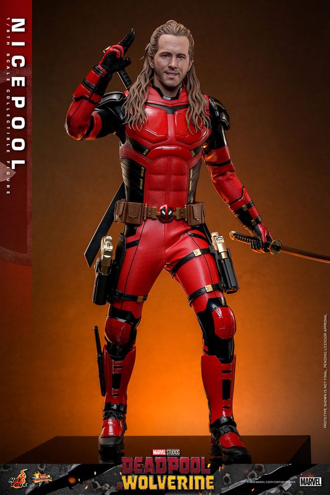 Deadpool & Wolverine Nicepool Action Figure 1/6 Hot Toys 30 cm