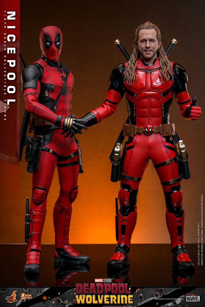 Deadpool & Wolverine Nicepool Action Figure 1/6 Hot Toys 30 cm