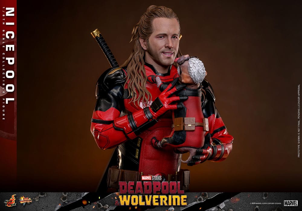 Deadpool & Wolverine Nicepool Action Figure 1/6 Hot Toys 30 cm