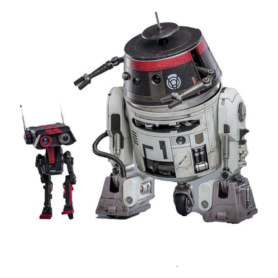 Set di action figure in scala 1/6 Star Wars Chopper (C1-10P) e BD-1 (Imperial Disguise) 18 cm e 8 cm Hot Toys