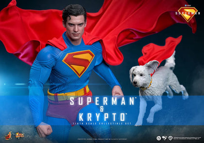 Hot Toys - Superman (2025) Movie Masterpiece Action Figure 1/6 Superman & Krypto 33 cm