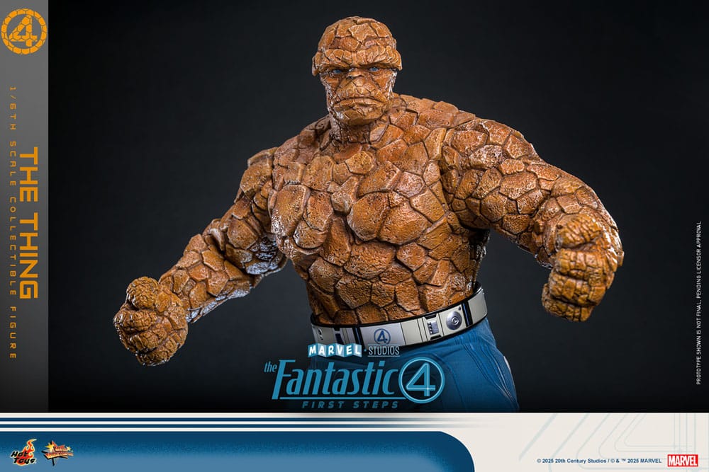 The Fantastic Four: First Steps Action Figure 1/6 La Cosa 31 cm Hot Toys