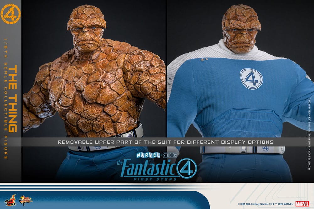 The Fantastic Four: First Steps Action Figure 1/6 La Cosa 31 cm Hot Toys