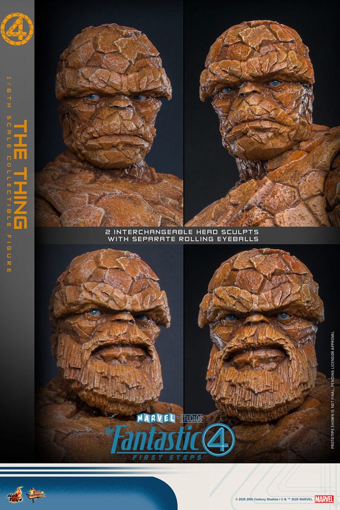 The Fantastic Four: First Steps Action Figure 1/6 La Cosa 31 cm Hot Toys