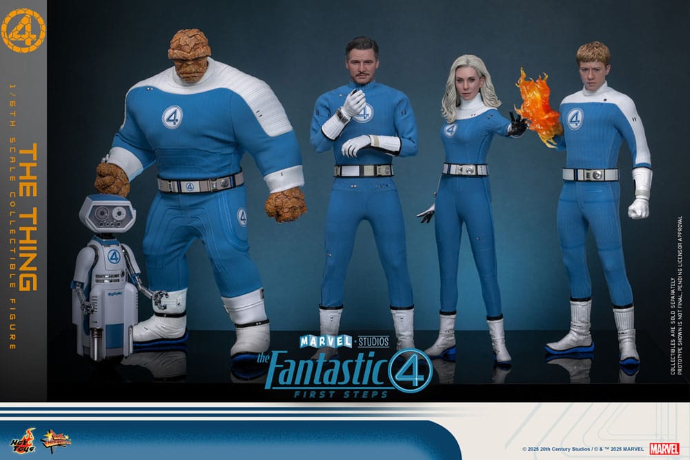 The Fantastic Four: First Steps Action Figure 1/6 La Cosa 31 cm Hot Toys