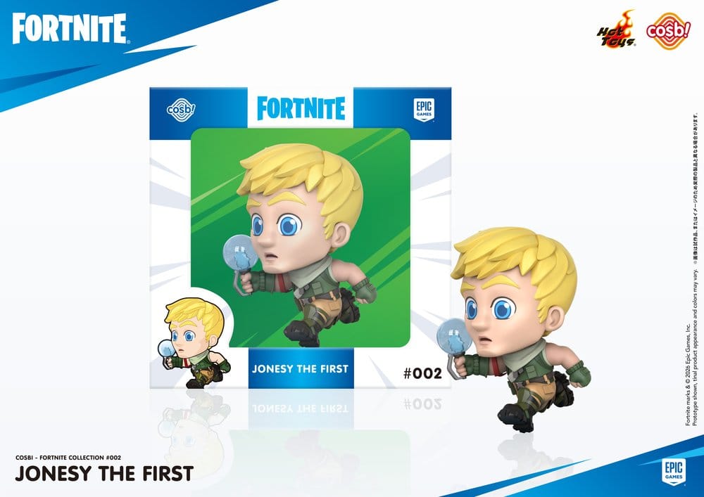Mini Figure Jonesy The First di Fortnite, Cosbi Hot Toys, 8 cm