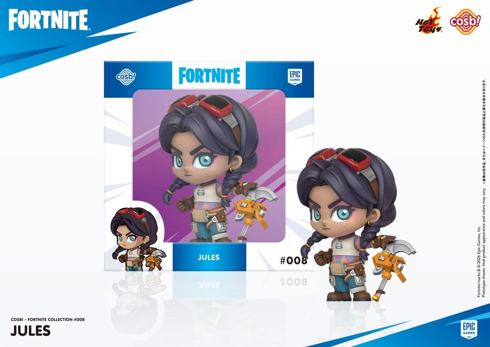 Mini Figure Cosbi Fortnite Jules 8 cm Hot Toys