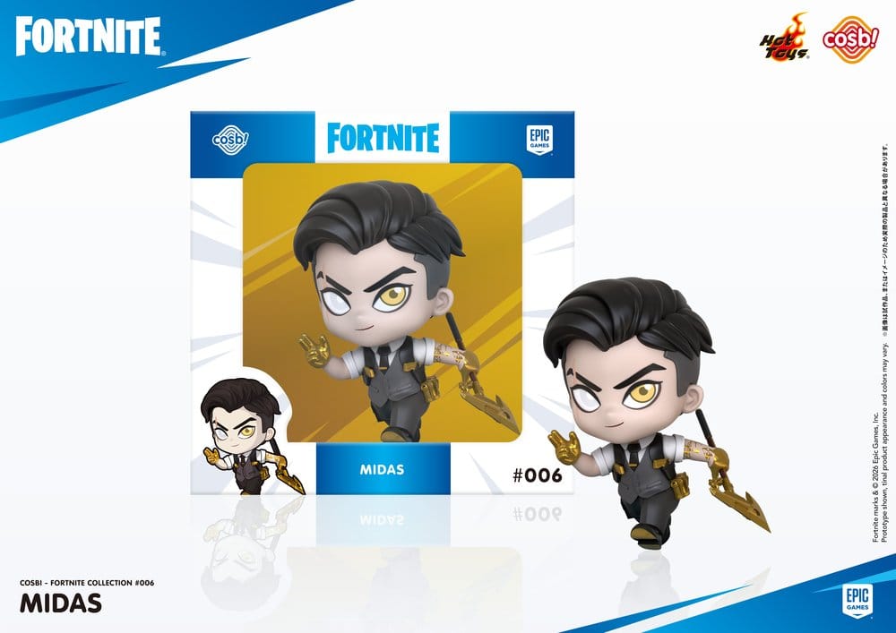 Mini Figure Cosbi Fortnite Midas 8 cm Hot Toys